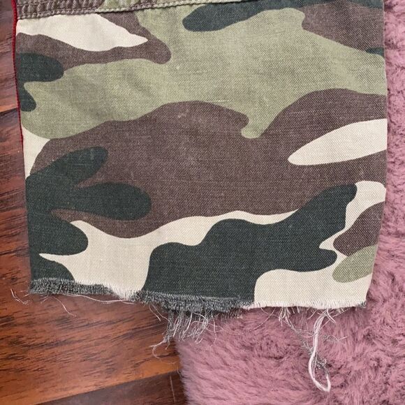 Mother Camouflage Distressed The No Zip Misfit Manmade Cutoff - Picture 8 of 14